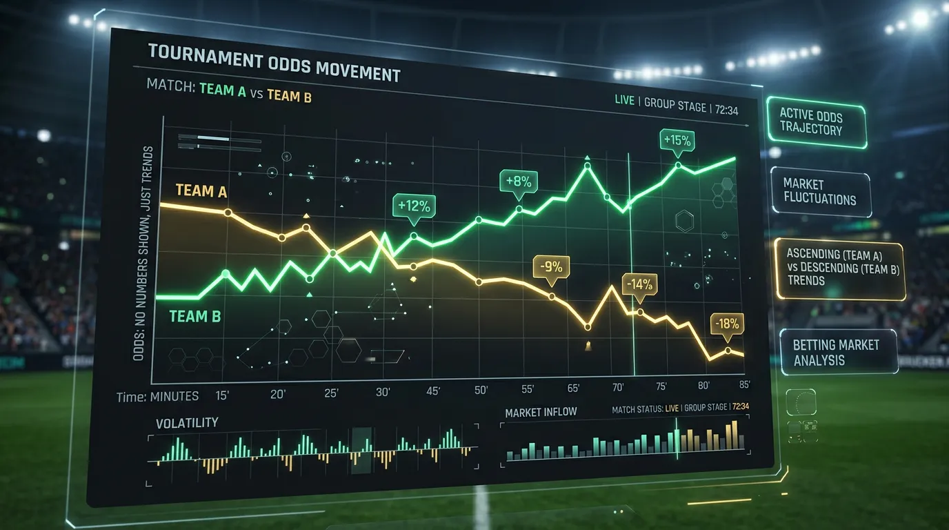 Évolution des cotes pendant la Coupe du Monde 2026 avec stratégies de paris