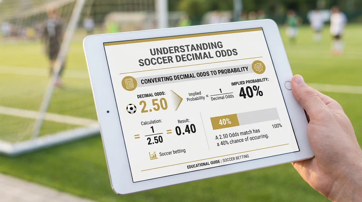 Tableau des cotes décimales expliquant le calcul des gains potentiels sur les paris sportifs