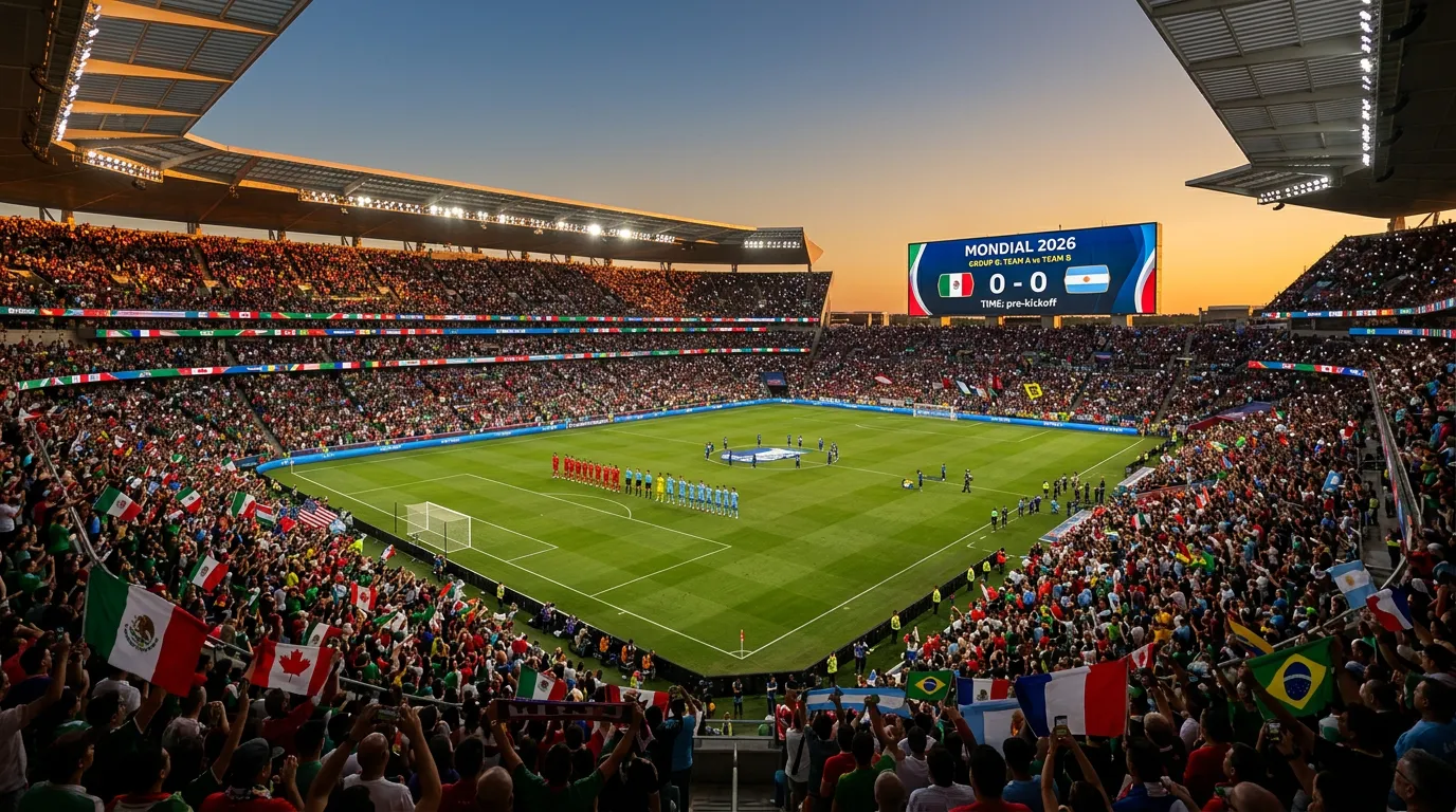 Calendrier des matchs de la Coupe du Monde 2026