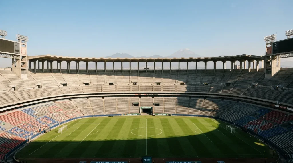 L'Estadio Azteca de Mexico, temple du football mondial et lieu du match d'ouverture de la Coupe du Monde 2026
